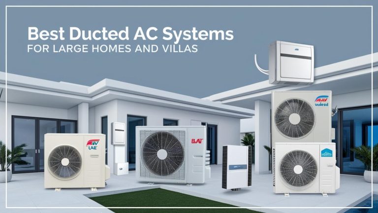 Best Duct AC Systems for Large Homes and Villas